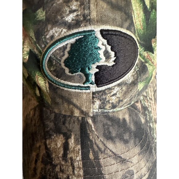 Mossy Oak Camouflage Adjustable Trucker Hat With Mesh Back & Embroidered Logo Ou - Picture 5 of 8